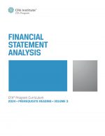 2024 CFA Program Prerequisite Reading Volume 3 Financial Statement Analysis