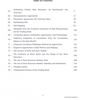 AnalystPrep FRM Part 2 Question Bank 2024