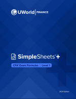 2024 CFA Level 1 UWorld Formula Sheet