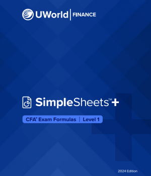 2024 CFA Level 1 UWorld Formula Sheet