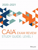 CAIA Study Guide 2020-2021 Level I