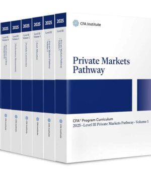 2025 CFA Program Curriculum Level 3 Private Markets Pathway Box Set