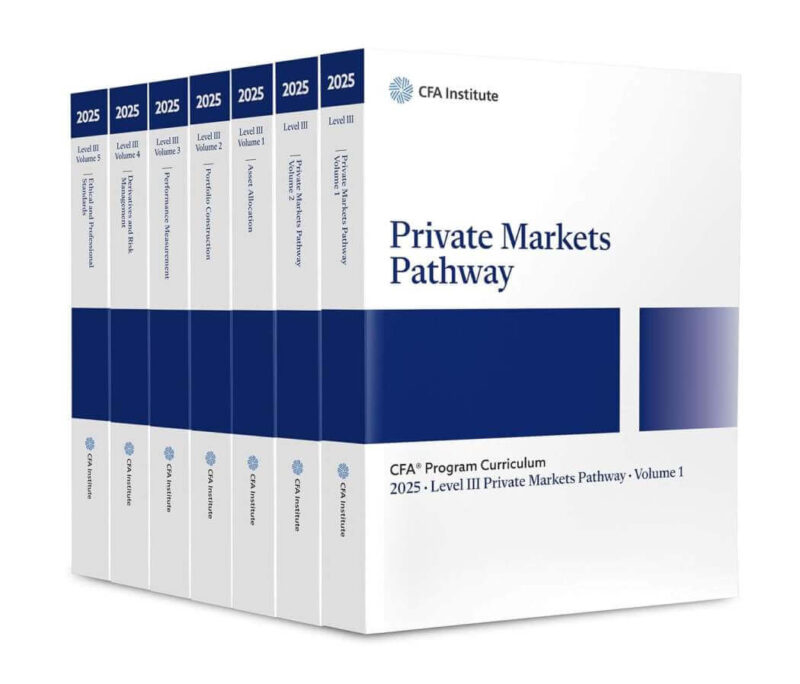 2025 CFA Program Curriculum Level 3 Private Markets Pathway Box Set