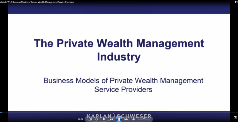 CFA Level 3 2025 Schweser Video Lectures + Workbook (Private Wealth Pathway)