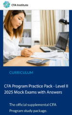 CFA Level 2 2025 Premium mocks with answers