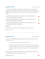 CFA Level 2 2025 Question Bank