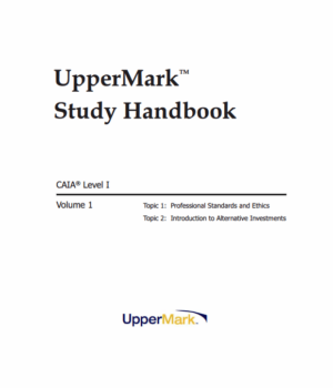 CAIA 2025 Level 1 UpperMark Study Handbooks + Formula Sheet