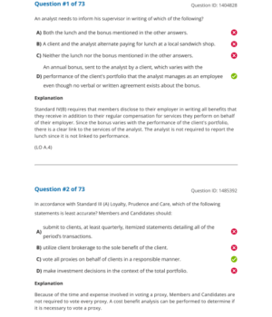 CAIA Level 1 2025 Question Bank + Topic Quiz