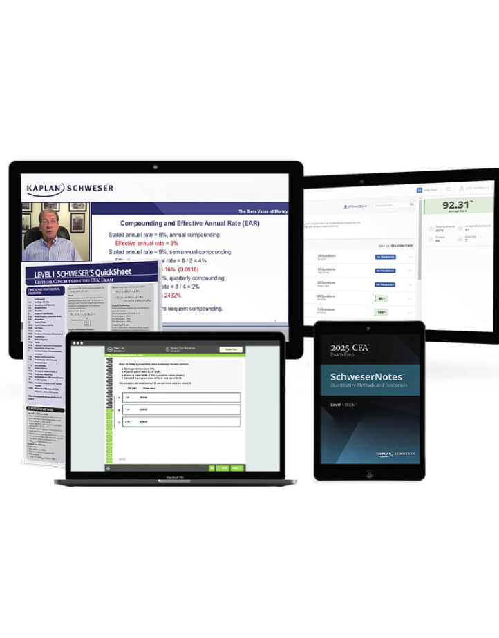 2025 CFA Schweser Videos Level 1 with Workbook