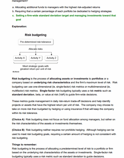 CFA 2025 UWorld Mock Exam 1, 2 Level 1