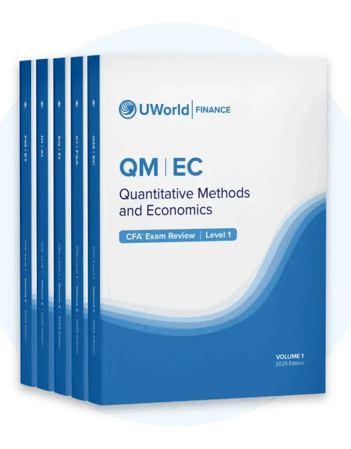 CFA Level 1 2025 UWorld Study Guide + Formula Sheet