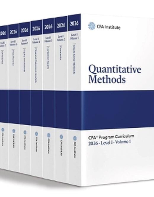 2026 CFA Program Curriculum Level I Box Set
