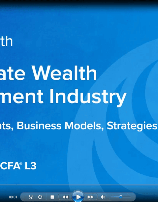 CFA 2025 UWorld Video Lectures Level 3 Private Wealth Pathway